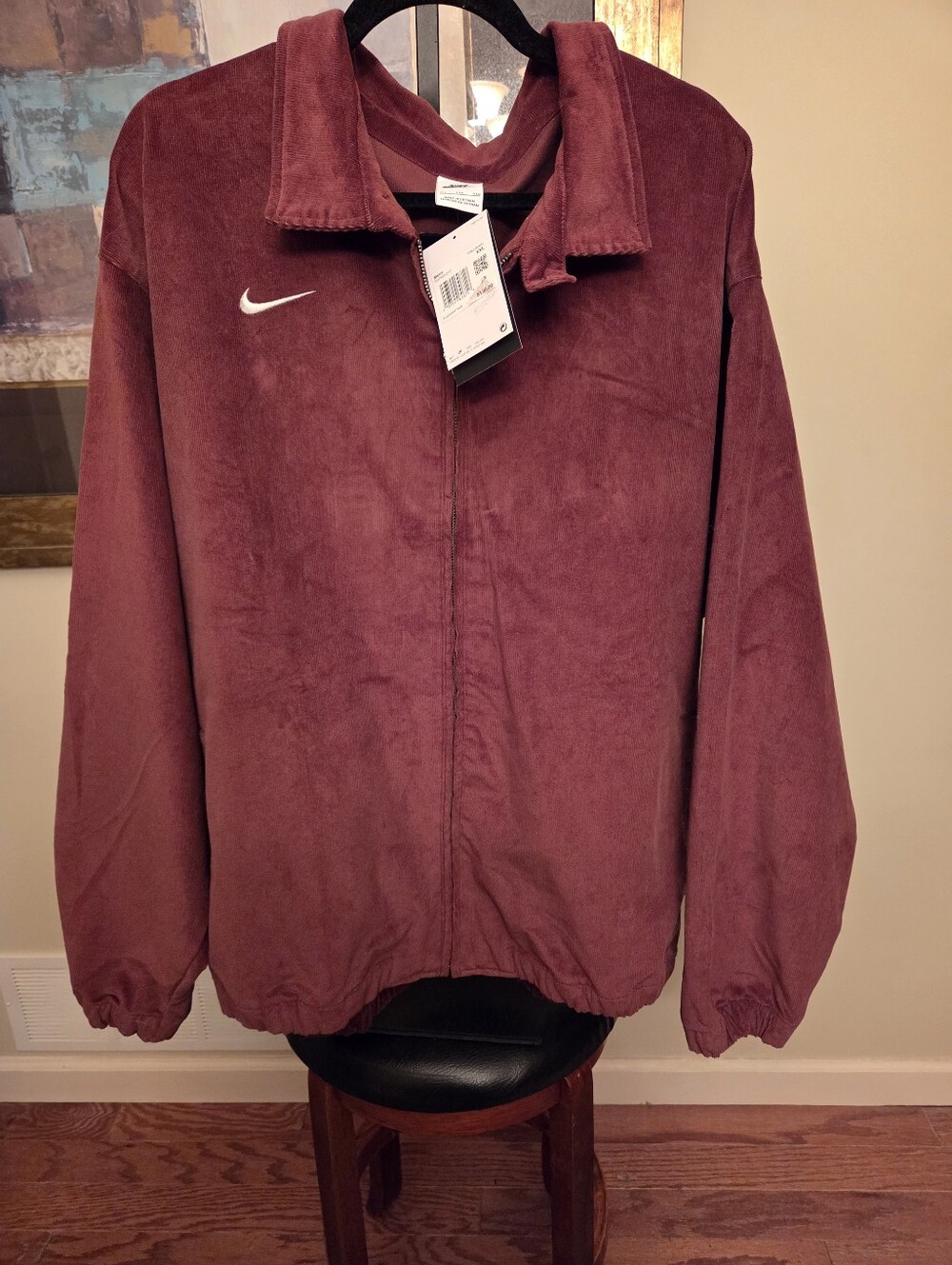 🔥Nike Club América Harrington Corduroy Jacket Oxen Brown XXL NWT🔥